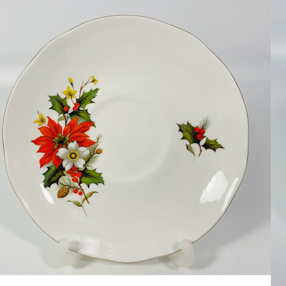 Sadler England Yuletide design  Saucer.